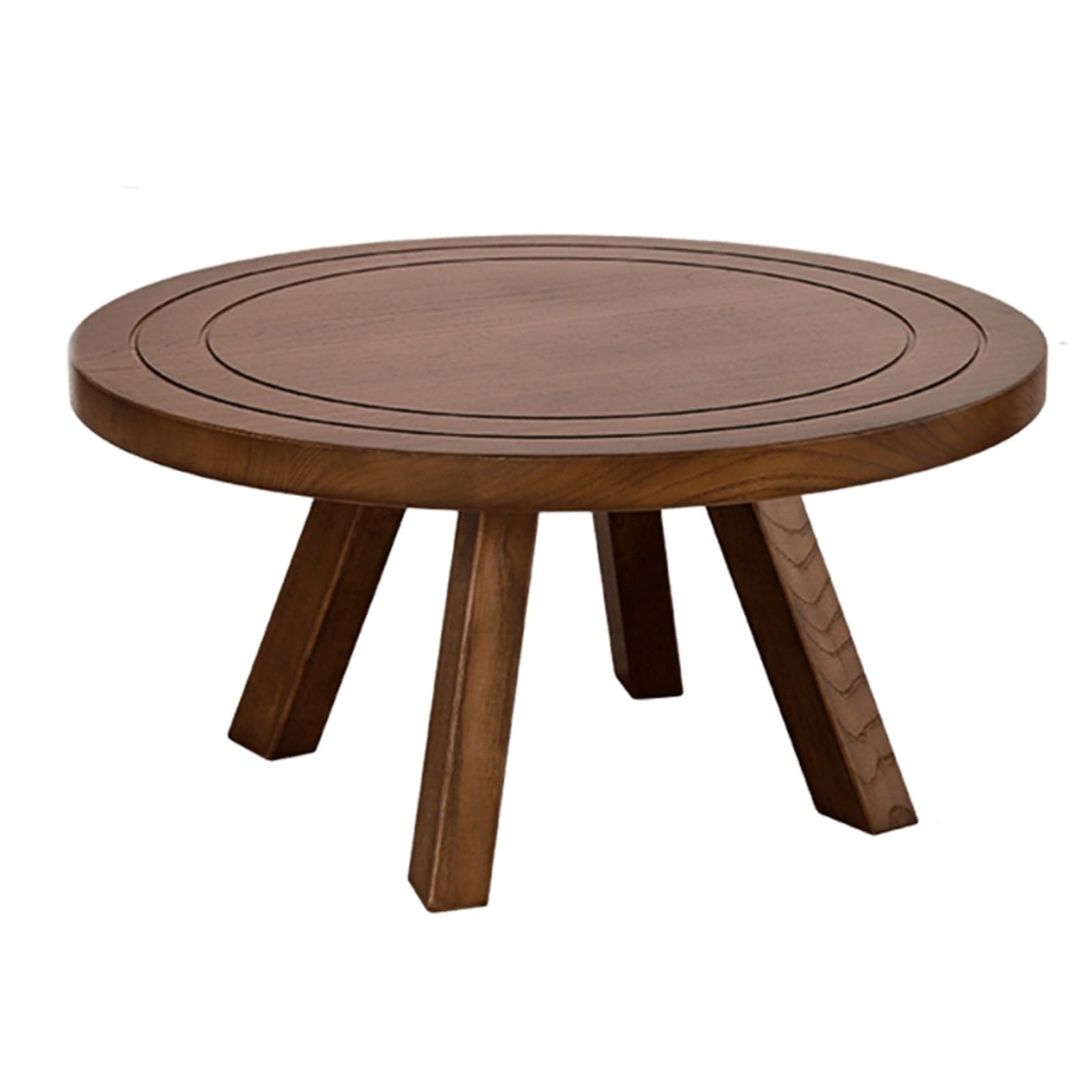 Mesa de centro redonda clásica Mesas de té centrales rústicas de granja