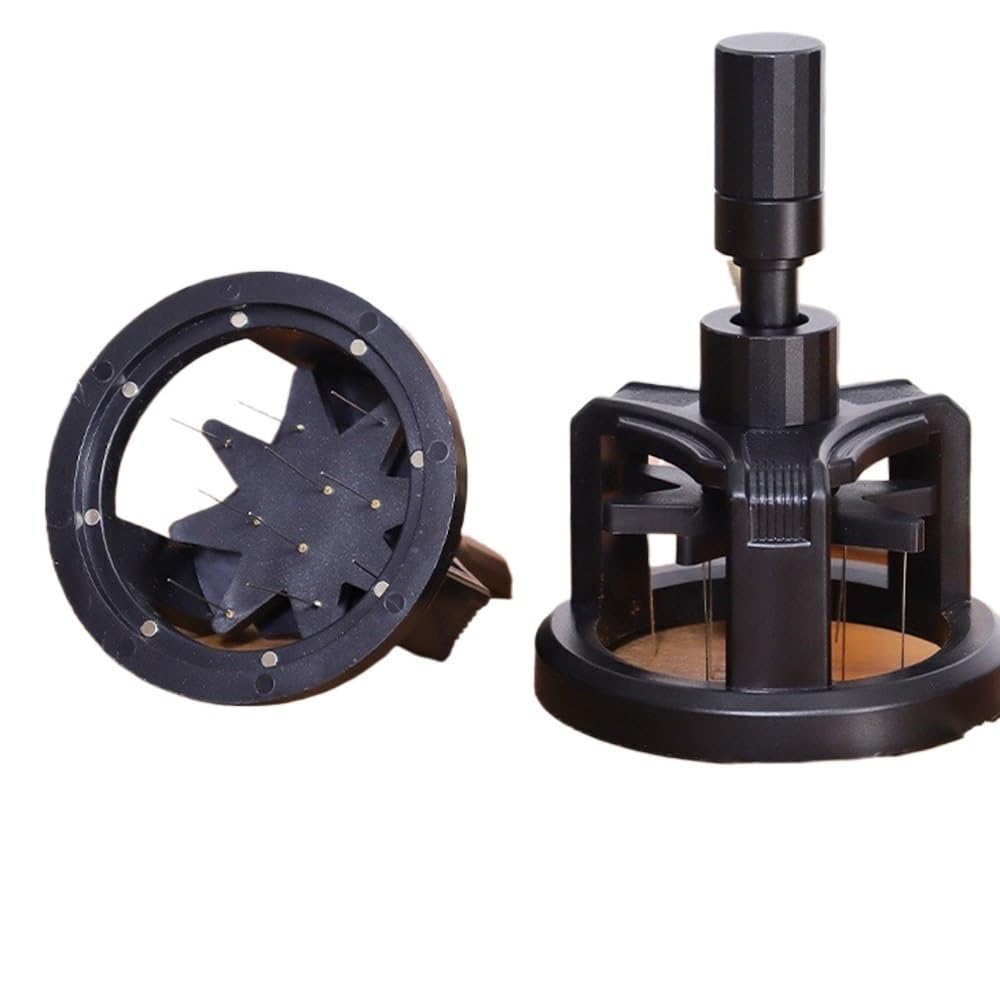 Agitador café magnético compatible 51/53/58 mm | Diseño de succión magnética, agitación giratoria, antideslizante, rompe grumos de polvo.(53mm)
