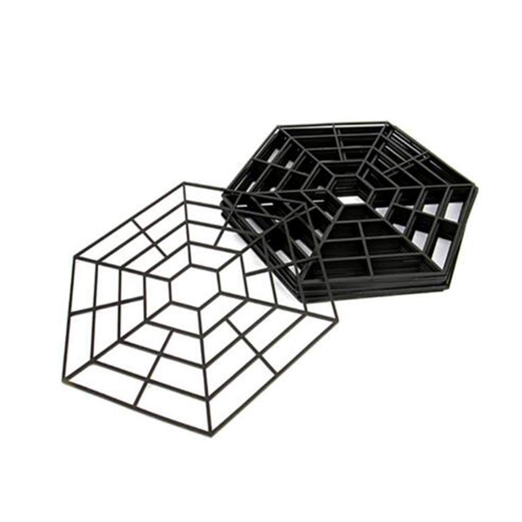 Paquete de 50 rejillas flotantes de plástico para estanque de jardín, duraderas, ecológicas, de fácil instalación, ideales para características acuáticas y plantas acuáticas