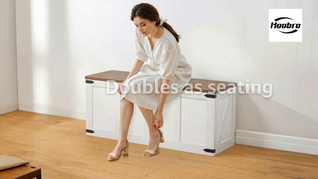 Amazon.com: HOOBRO Storage Bench, 47.2”Toy Box Organizer with