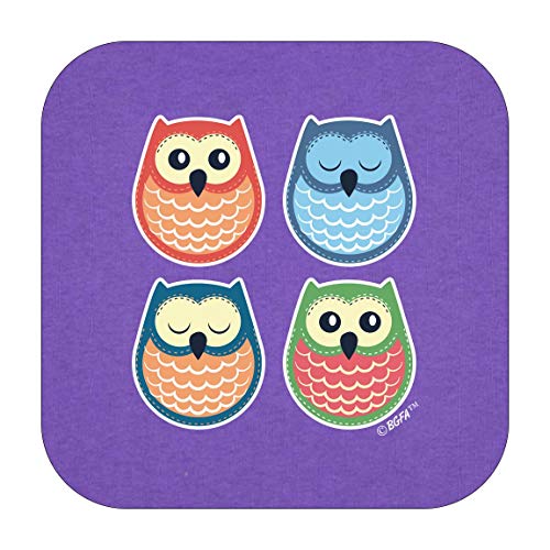 4 Cute Colorful Owls Toddler Juvy T-Shirt2