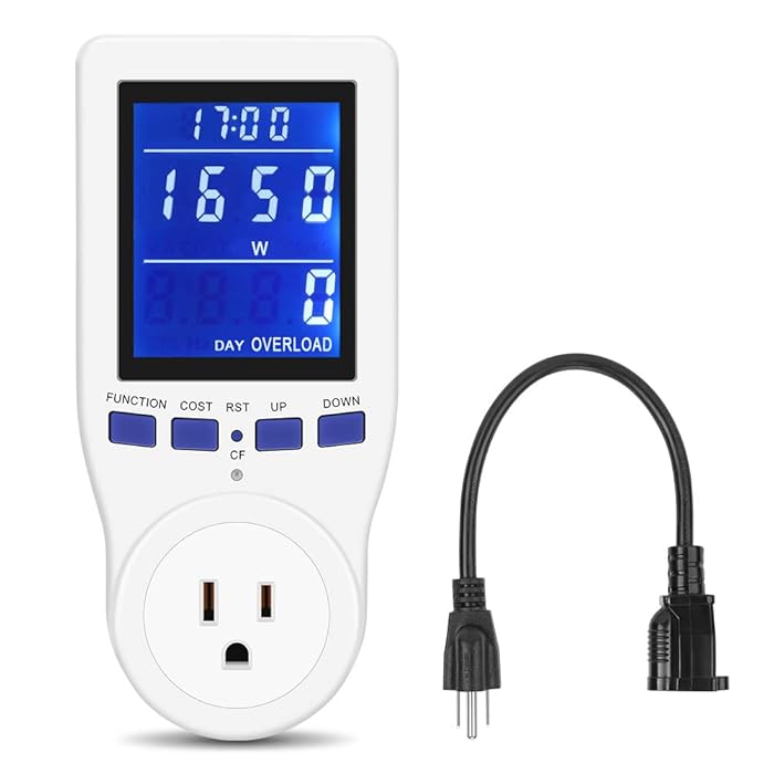 Buy Power Meter Monitor,Watt Usage Meter Home Power Monitor Power Usage Meter Electricity