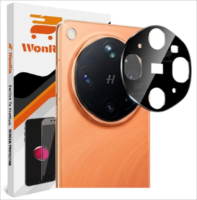 Image of WonRia Pack 1- Back Camera Lens Protector for Oppo Find X9 Ultra 5G Camera Glass Protector Guard [3D Premium] - Black