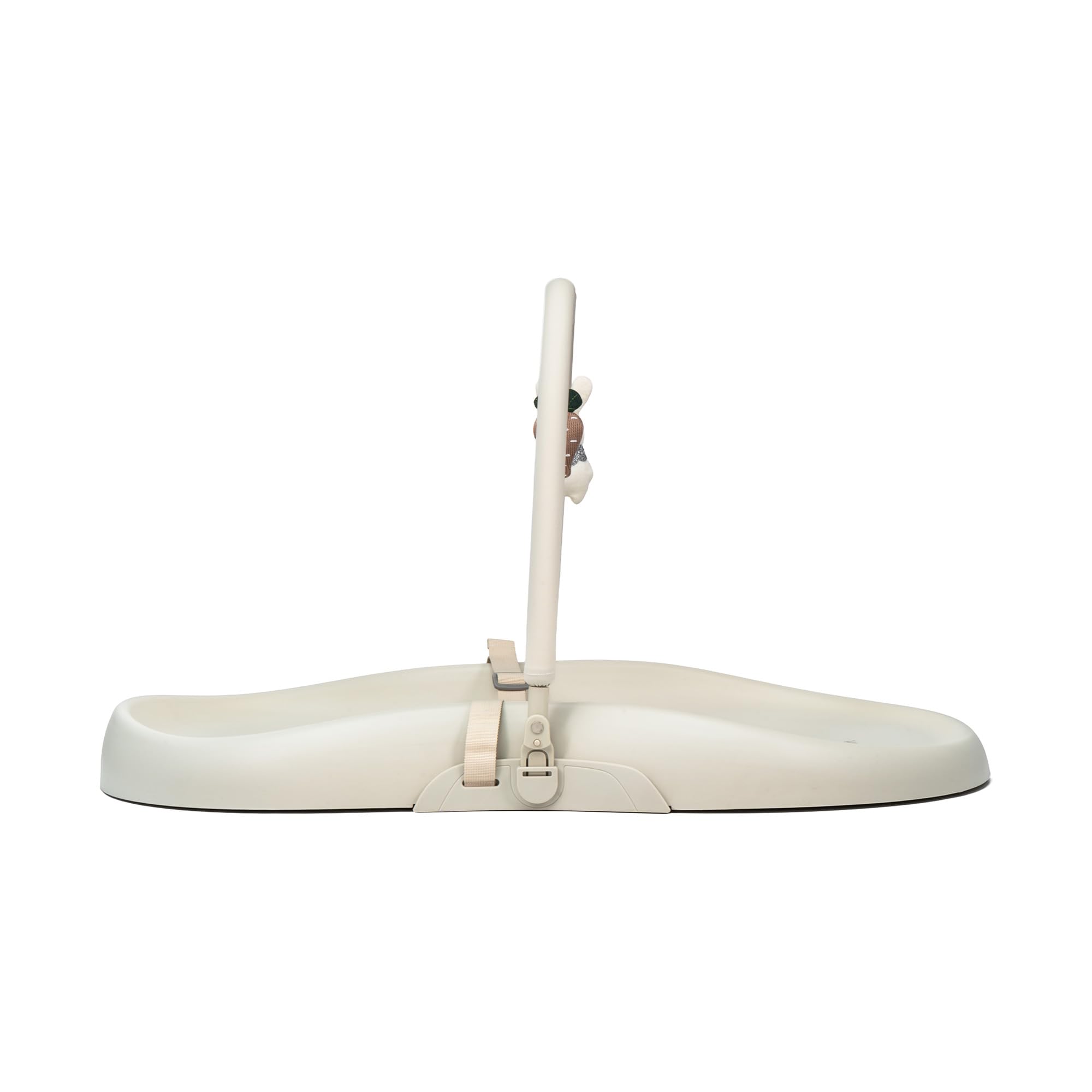 Beroring Wickelauflage Wickelunterlage abwaschbar mit erhöhten Seiten und verstellbarem Gurt rutschfester Unterseite für Wickeltisch Wickelkommode Wickelaufsatz für Babys Soft Linen