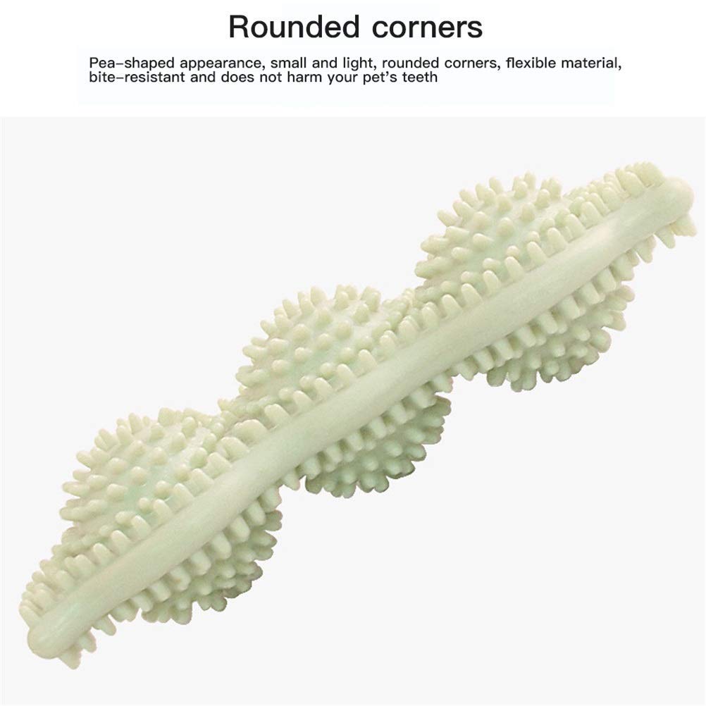 MU Pet Perro Jugue Pantalla Interactiva Bolas de Goma Interactivador Pet Perro Cat Puppy No Tóxico Juguetes de Juguetes de Maseo de Peluchos Masticos Juguetes de Mastico Limpieza de Limpieza de Limpi