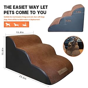 Dog-Stairs-and-Ramp-for-High-Beds-or-Couches-with-4-Rug-GripperExtra-Wide-Deep-Dog-StepsNon-Slip-Pet-StairsPet-Steps-for-Older-Dogs-InjuredOlder-PetsCats-with-Joint-Pain-3-Stairs - Cucciolini Doodles   Dog-Stairs-and-Ramp-for-High-Beds-or-Couches-with-4-Rug-GripperExtra-Wide-Deep-Dog-StepsNon-Slip-Pet-StairsPet-Steps-for-Older-Dogs-InjuredOlder-PetsCats-with-Joint-Pain-3-Stairs