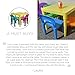 Kids Activity Table and Chairs Set - Toddler Activity Chair Best for Toddlers Reading, Train, Art, Crafts, Play-Room (4 Childrens Seats with 1 Table Sets) Little Kid Children Furniture Accessories
