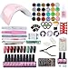 Produktbild Saint-Acior gellack UV Gel Nagelset soak off nail Gel polish 10 Farben UV Nagellack Starterset 36w UV-LED Lampe Nagelgel Set