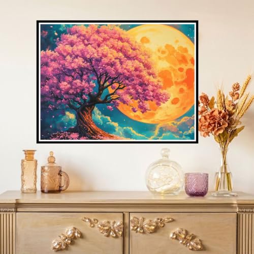 Diamond Painting de Paisaje: decora tu salón con este kit completo de arte de cristal 40x50cm.