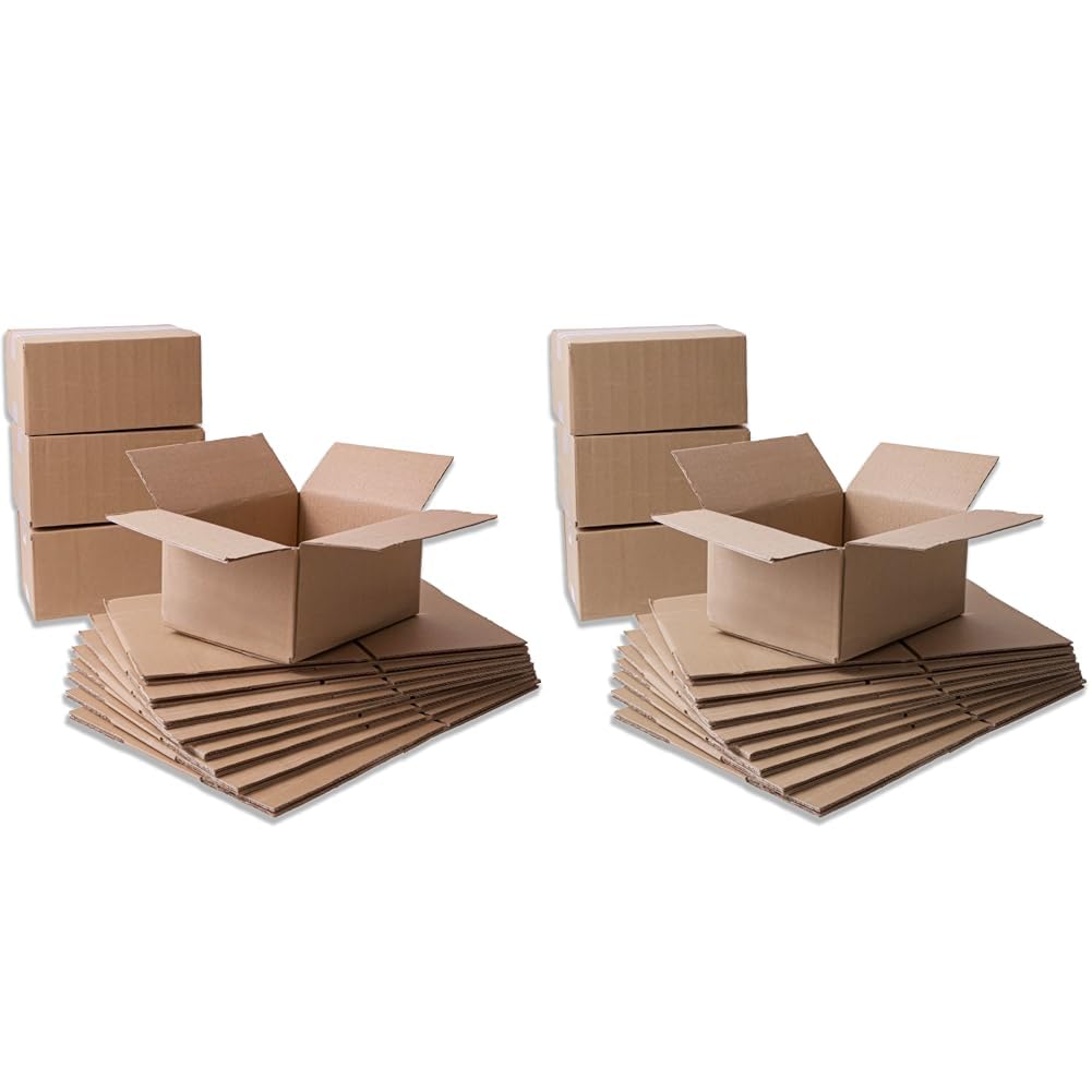 IPEA Scatole di Cartone 25 x 18 x 12 cm per Spedizioni, E-Commerce, Regali – [ 10 Pezzi ] – Made in Italy – Scatole Rettangolari Multiuso per Imballaggio Oggetti, Eventi, Feste – Scatola Confezione
