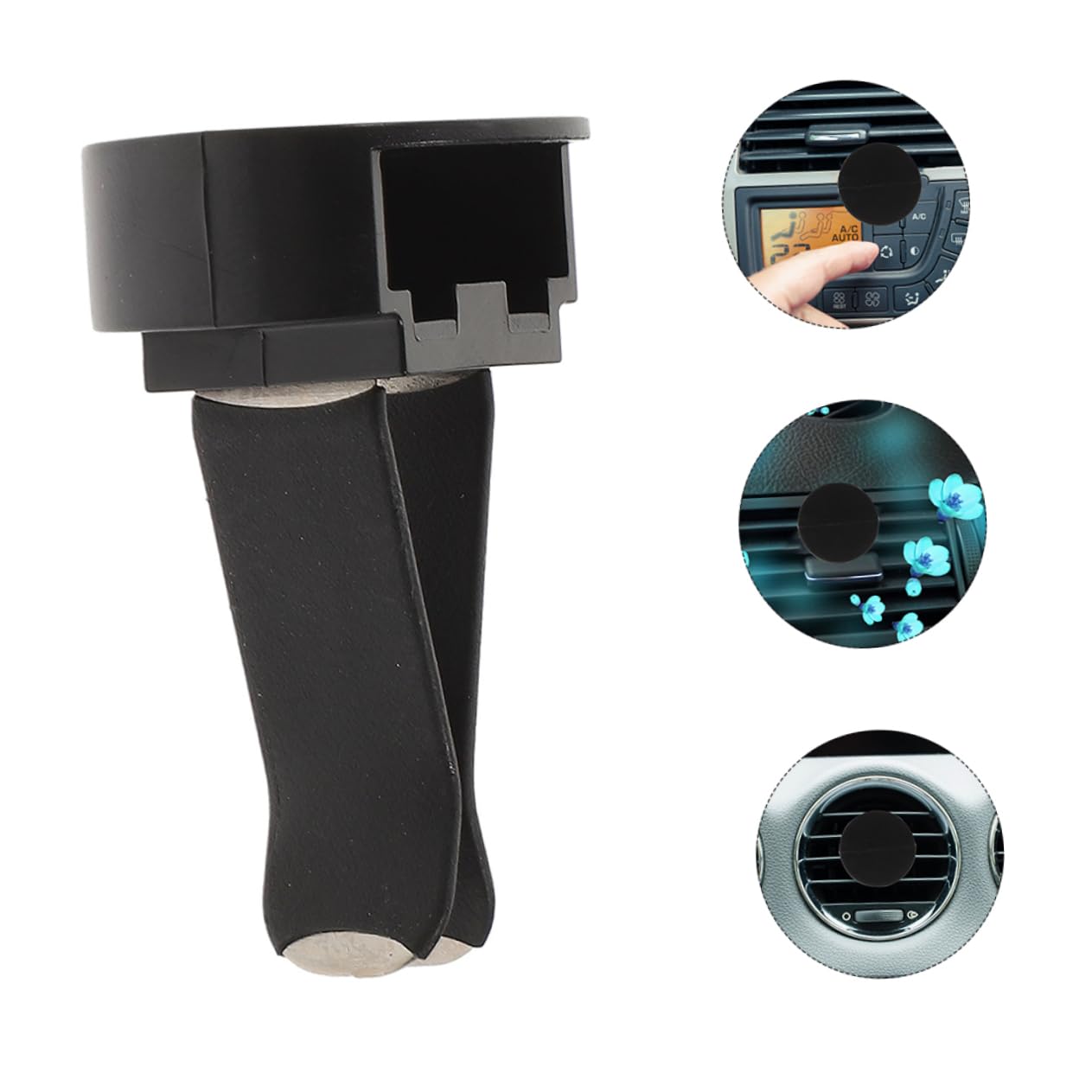 PartyKindom 240 Stk Lüftungsclips Lüftungsclip für Autoerfrischer-Clips Zubehör für im Auto Auto-Steckdosen-Clips automatische Lüftungsclips Metall