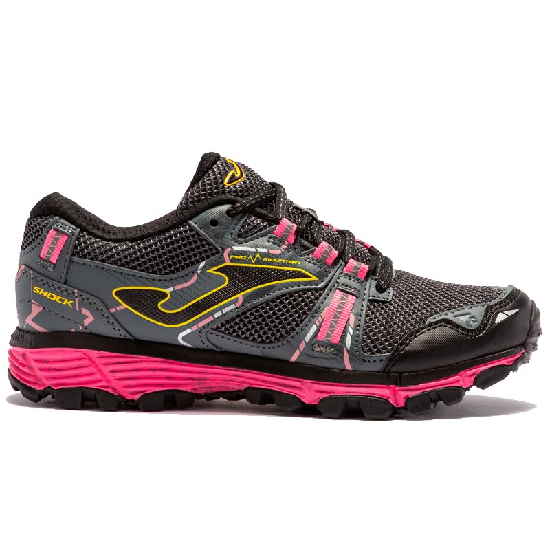 Joma Shock Lady 2322 Negro Fucsia- Zapatillas para Carreras de montaña Mujer TKSHLW2322