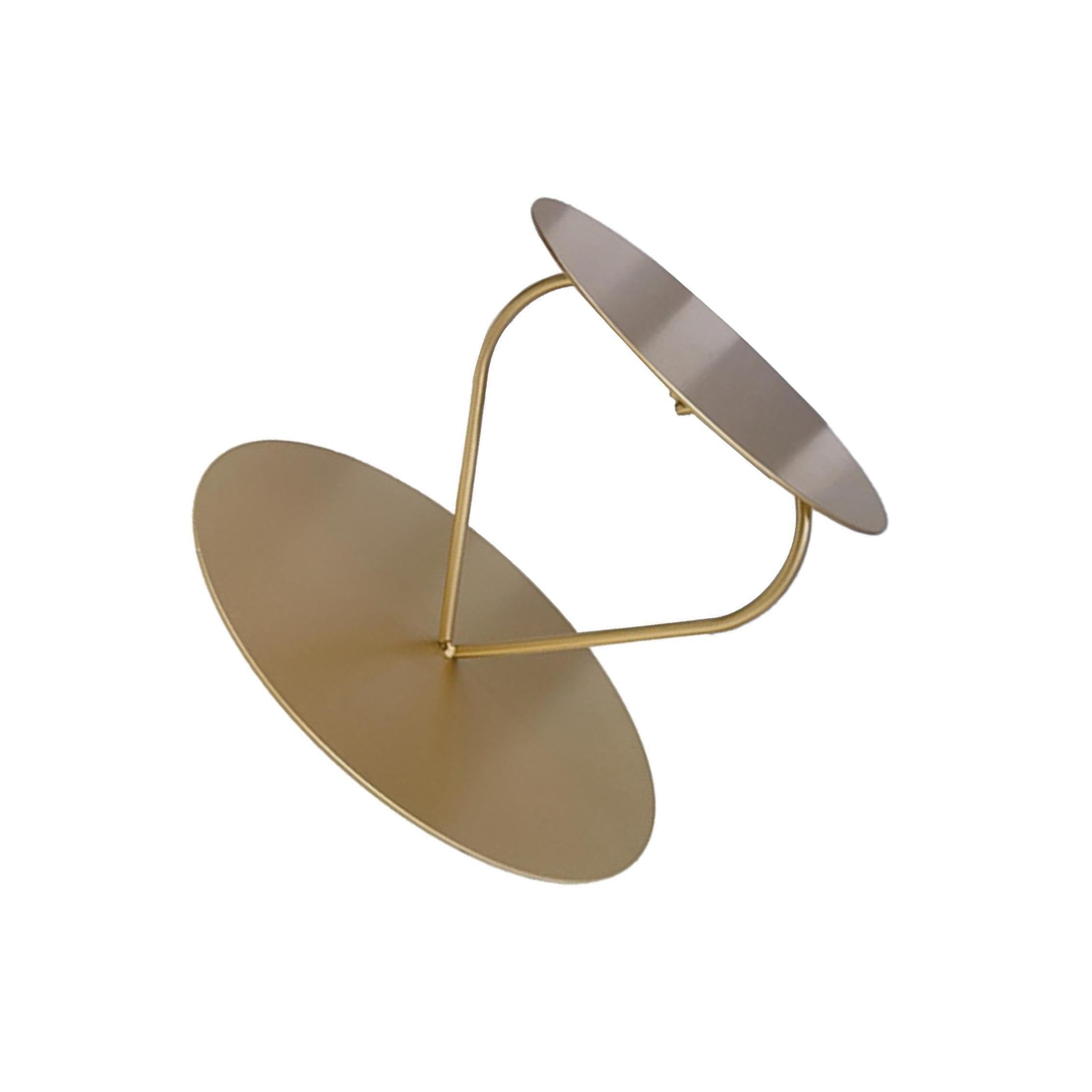 LIXSAZSE Elegant Cake Separator Heart Shaped Cake Holder Stand Heavy Duty Compartment Events And Not Easy To Deform. Can Be Used Repeatedly For Long Time, Gold, Large