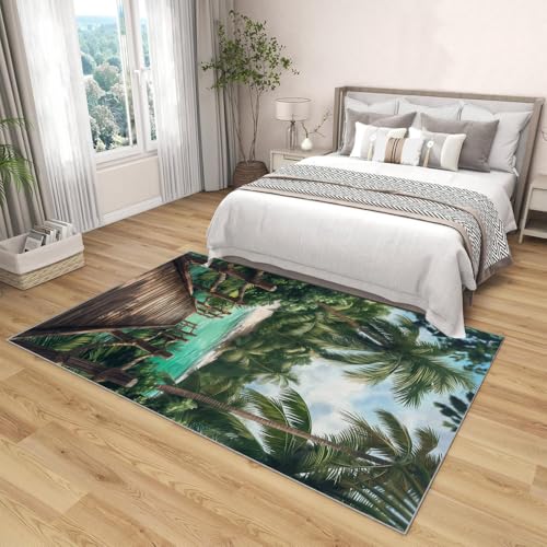 Tapis traditionnel chambre et salon lavable antidérapant - 5