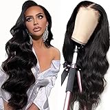 Queen Story 30 Inch HD Lace Front Wig Human Hair 4x4 Body Wave Lace Front Wigs Human Hair Pre Plucked with Baby Hair 150% Density Brazilian Virgin Human Hair Wigs for Black Women (30inch)