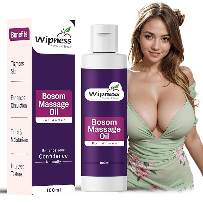 Wipness 100% Natural TOP UP Oil for Women – 100ML | Ayurvedic Massage Oil with Shatavari, Ashwagandha & Methi | Nourishing Herbal Body Oil | Daily Wellness Massage for Women | Paraben-Free