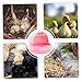 Mikikit Pink Bird Carrier Cage Nest Warmer for Birds Travel-Friendly Portable Cage