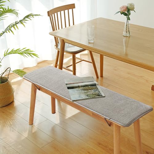 Coussin antidérapant lavable grand format camel pour assise longue - 8