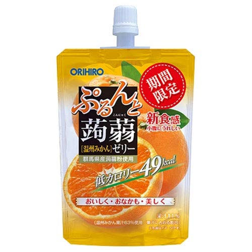 オリヒロ ぷるんと蒟蒻ゼリースタンディング 温州みかん