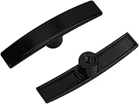 SAQXK 2pcs Black Aluminum RV Dump Valve T Handles - Universal Replacement for Valterra Camco Waste Tank Gate Valves