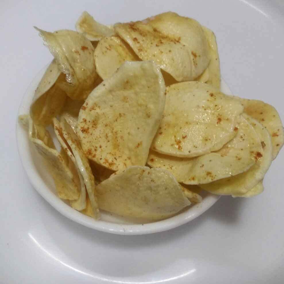 Hit Bite Ready to Fry Raw Potato Chips Homemade, Falahari Aaloo Chips