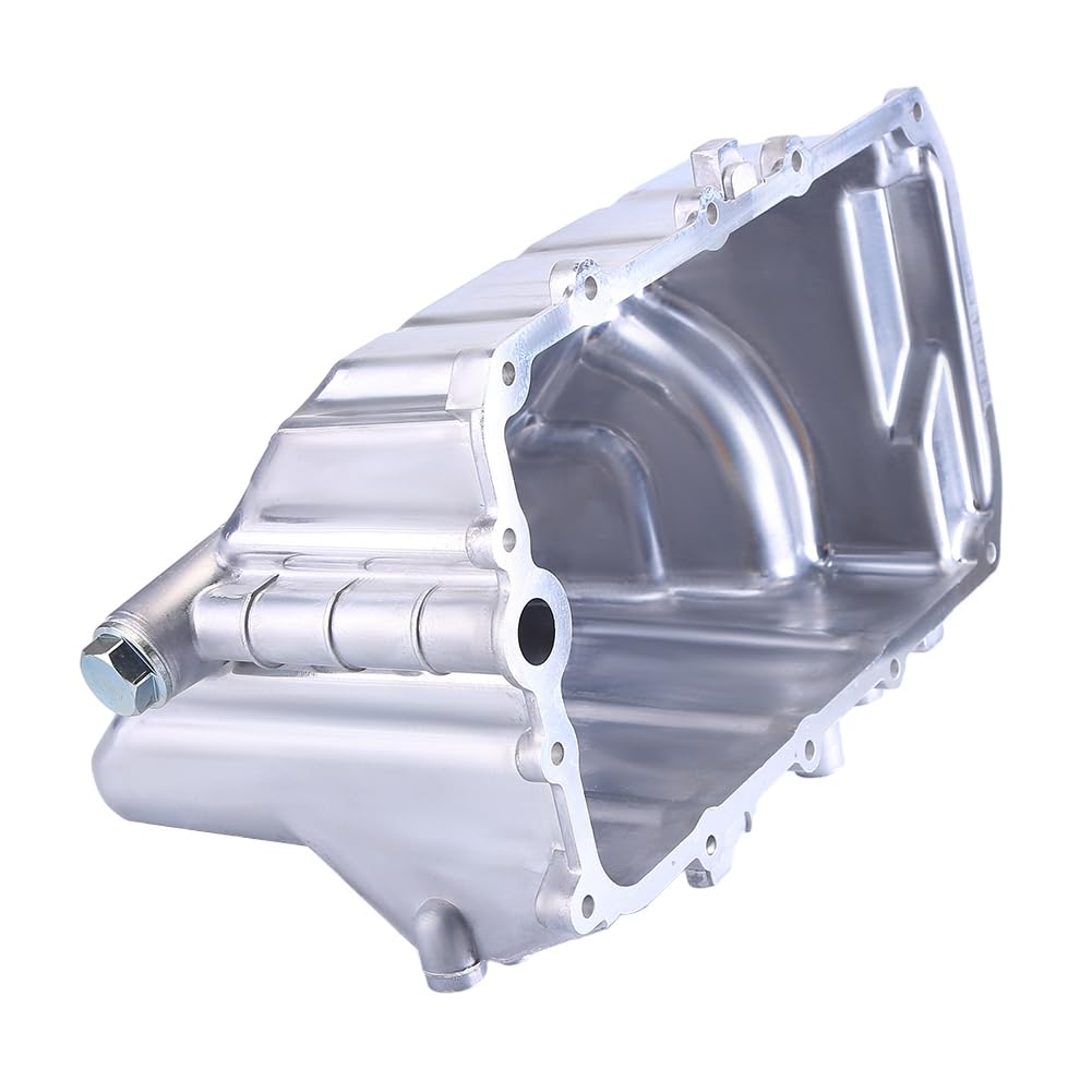 Vaschetta olio motore 1320100013 compatibile con Smart Fortwo Cabrio Coupe 451 1,0 l, alloggiamento ingranaggio, vaschetta olio, serbatoio in alluminio pressofuso