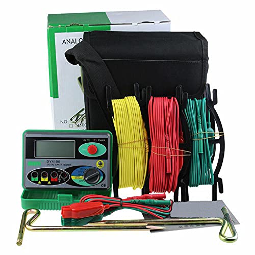New DY4100 Resistance Tester Meter Digital Earth Ground Tester 0~20/200/2000Ω