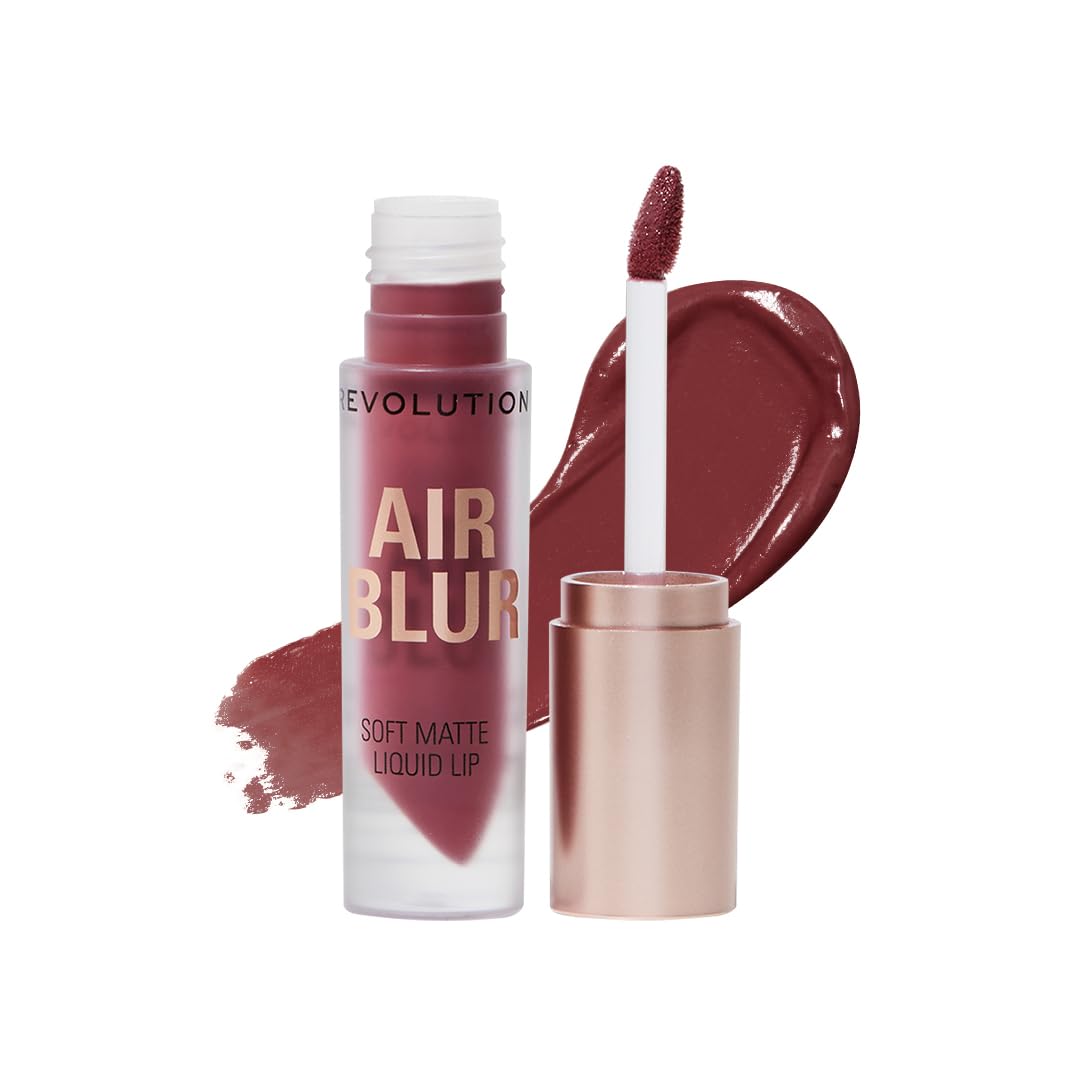 Revolution, Air Blur Matte Liquid Lipstick, Long-Lasting Lip Color, Face Makeup, Vegan & Cruelty-Free (Whisper, 3.5ml)-image-41