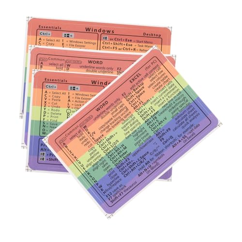 VILLCASE コンピューターステッカーセット 粘着デ 4枚セット 素早く貼り付け可能 糊残りなし ノートパソコンに最適