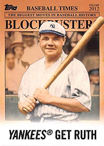 Amazon.com: Babe Ruth traded to New York Yankees baseball card