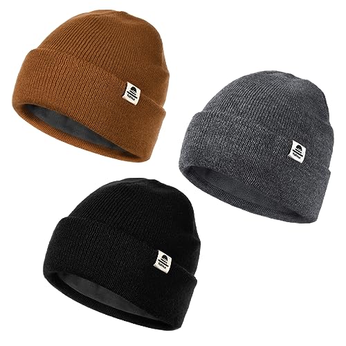 Image of FURTALK Baby Beanie Fleece Lined Toddler Winter Hat Boys Girls Knit Warm Beanies Kids Ski Hats for 0-8 Years