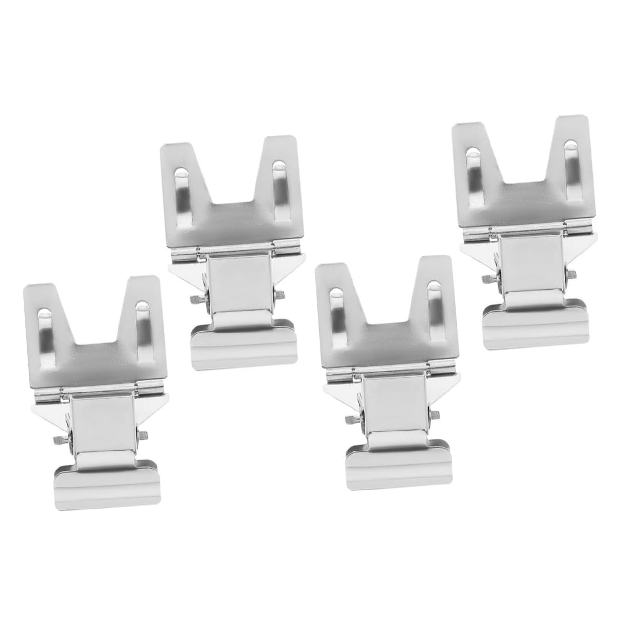 BUTIFULSIC Sturdy Metal Tag Clip Display Rack 4pcs Card Display Holder for Retail Wedding Restaurant