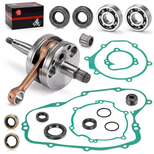 Image of Engine Rebuild KIT CRANKSHAFT, GASKETS Oil Seal for Kawasaki KX80 KX85 KX100 1991-2005