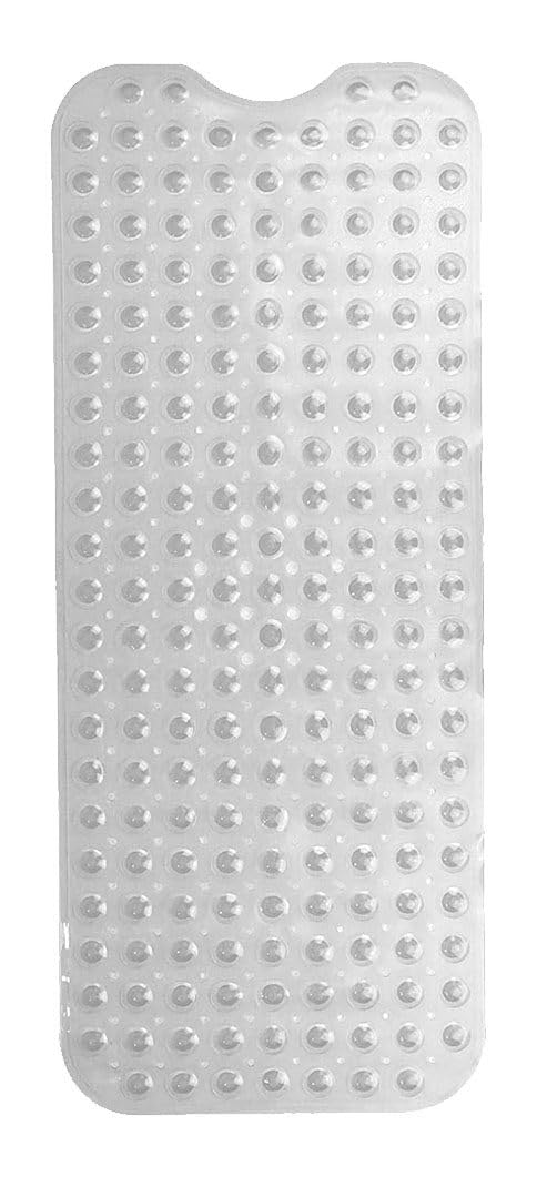 Tapis de baignoire antidérapant au toucher doux et absorbant de 100x40cm