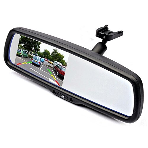 Car Parking Rear view Mirror Monitor With Special Bracket for Toyota Highlander/RAV4/Carola/Yaris/Verso/Crown/Prado/Gamay