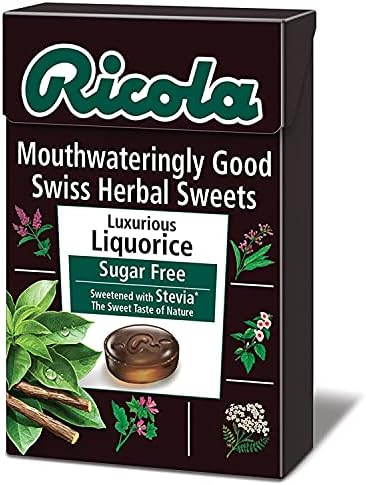 Ricola Sugar Free Liquorice Drops, 45 g