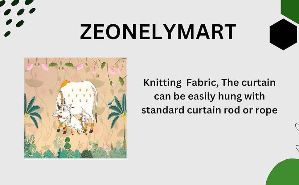 Image of Wedding Decorationss Curtains for Background |pichwai Backdrop Cloth for decorationcow Backdrop Cloth for decorationbackground decorationss Cloth 8 8FT(Two Cow Gold) gudi padwa Backdrop