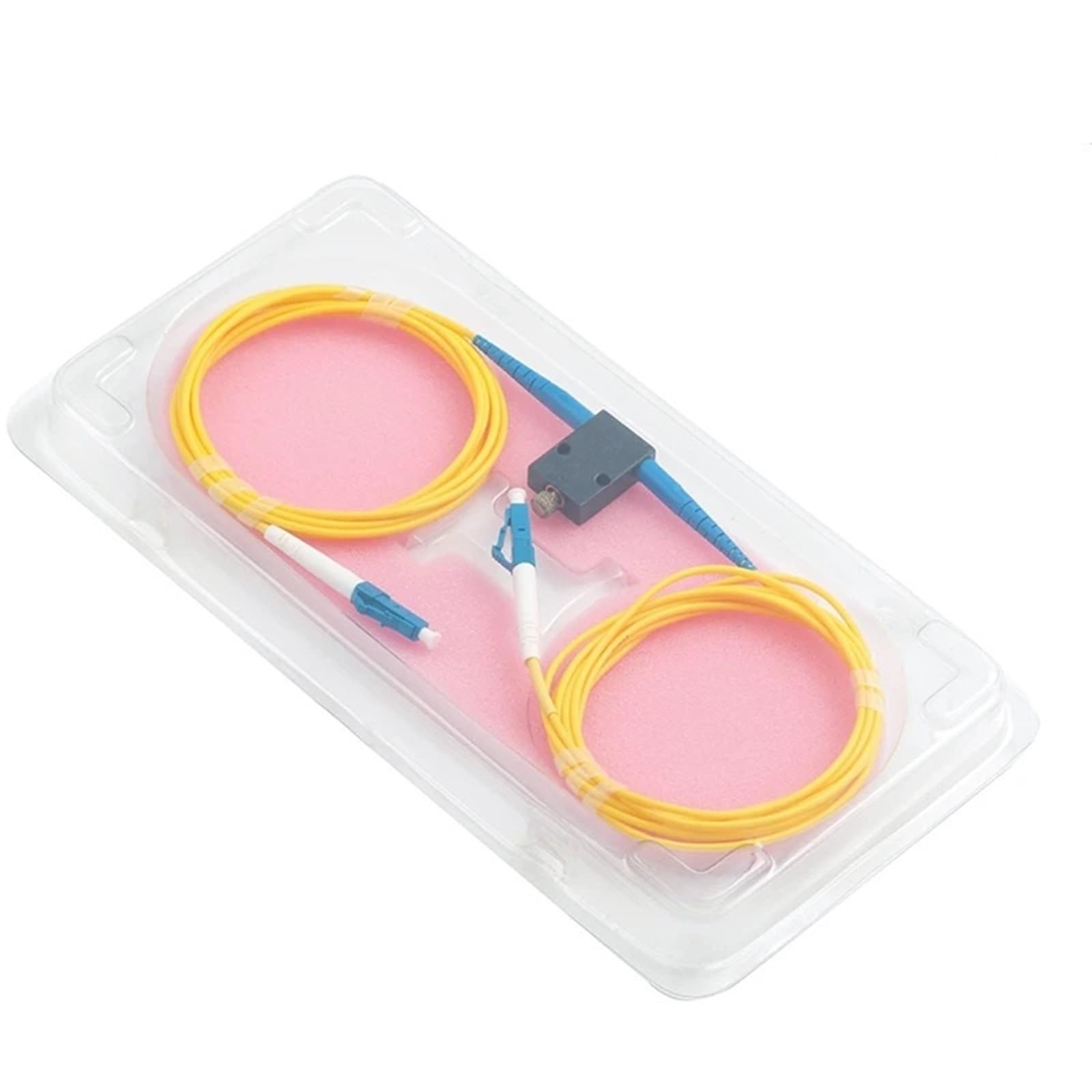 Verstellbares Dämpfungsglied mit Glasfaser LC 0-60 dB Inline-Variabel mechanisch Inline Optischer Dämpfungsglied FTTH Monomode Simplex