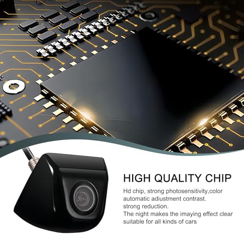 Image of 1 PC HD Car Backup Camera, Lightless Design, IP68 Waterproof Function, Vehicle Rear View Camera, Universal Automotive Driver Assistance Camera Accessories for Truck SUV (Black)