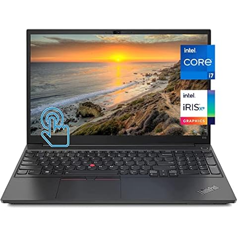 Lenovo ThinkPad E15 Business Laptop, 15.6 Zoll FHD IPS Touch Display, Intel Core i7-1165G7, Intel Iris Xe Grafik, Hintergrundbeleuchtete Tastatur Cover