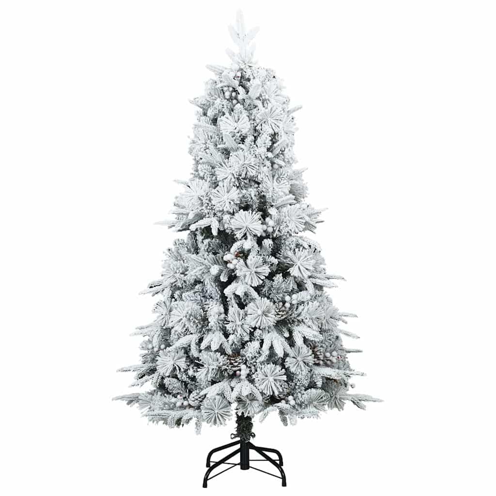 Sztuczna składana choinka, zielona, 120 cm, PE/PCW, z 150 diodami LED, zasilana przez USB, do użytku wewnątrz i na zewnątrz, świąteczna dekoracja