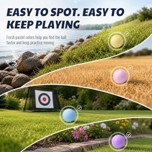 JAYA Macaron Foam Golf Balls