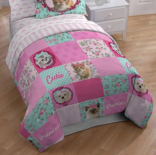Kitty Puppy 60x80 Queen Sheet Set