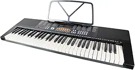 teclado musical 61 teclas 300 timbres e ritmos