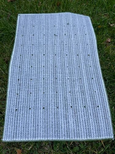 PFOTENWUNDER® Hundeklo XL 76x51cm + 2 Easy-Wash-Rasen, 1 Büchlein, Hunde-Toilette für kleine & große Hunde, Festes Gras & Anti-Rutsch, Welpen-Klo drinnen zuhause Gras Hundetoiletten Balkon Indoor WC