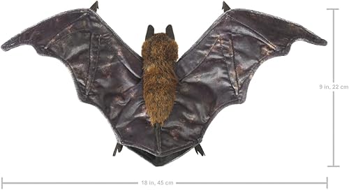 Miniatura 5 de Folkmanis Marioneta de mano de murciélago de frutas, marrón, negro