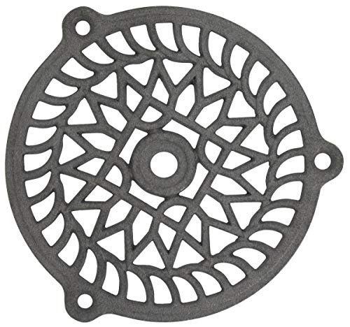 Grille fonte fixe Jardinier Massard - Ronde - Diamètre 110 mm