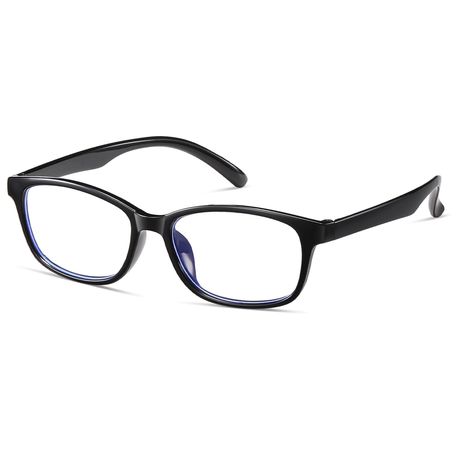 Photo 1 of ZNEIAAPR Distance Nearsighted Glasses for Men, Square Near Sighted Myopia Driving Eyeglasses Glasses, Short-Sighted Lightweight Vision Glasses Black, -1.0x