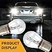 Shakas 10 PCS Car 1157 Halogen Brake Light, High and Low Foot Double Contact Plug and Play Bulb, P21/5W S25 BAY15D Waterproof High Temperature Resistant Quartz Glass Bulb, Universal for Cars (White)