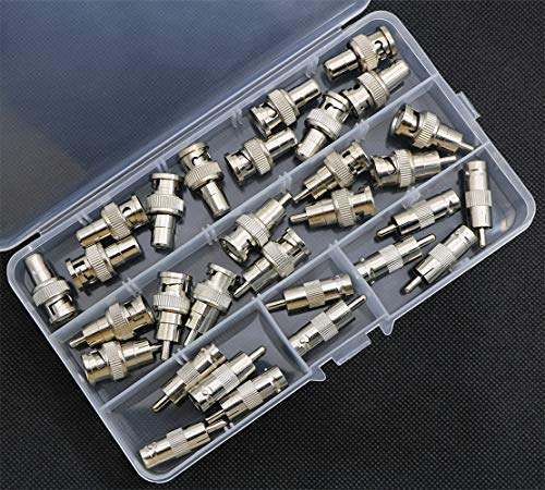Kit de Adaptadores BNC a RCA - 30 Piezas miniatura 6